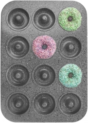 Stalen donutvorm GRANDE, 12 stuks