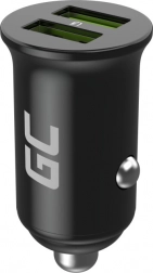 Kfz‑Ladegerät GREENCELL PowerRide Nano 36W, 2× USB‑A, schnelles Laden Ultra Charge