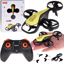 Mini drone Syma X39 with propeller guards and acrobatic tricks