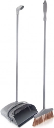 Kehrbesen mit Kehrschaufel am langen Stiel 91 cm