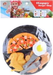 Set de nourriture en plastique avec plateau pour enfants