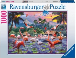 Ravensburger Puzzle Pink Flamingos 1000 Pieces