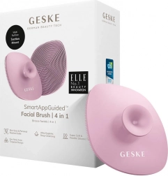 Facial Cleansing Brush 4in1 with Handle Geske with App (Pink)
