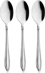 Set of stainless steel dinner spoons CONIC, 3 pcs