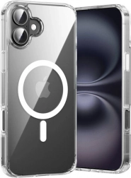 Transparante Vention-hoes voor iPhone 16 Plus met MagSafe