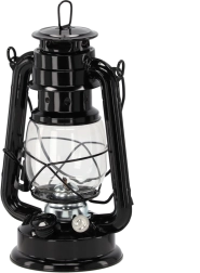 Lampe à pétrole métallique classique 28 cm