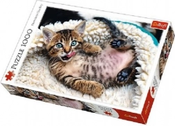 Puzzle 1000 Pieces - Happy Kitten Trefl