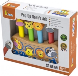 Viga Wooden Popping Animals – Noah’s Ark