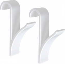 Kunststoff-Haken für Heizkörper, 2 Stk – universelle Aufhängehaken ohne Bohren