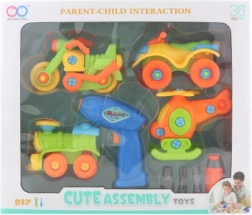 Schraubenset Fahrzeuge für Kinder