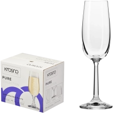 Krosno Pure verres à champagne 170 ml - 6 pièces