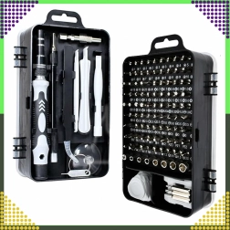 118-in-1-Präzisions-Schraubendreher-Set mit magnetischen TORX-Bits und Zubehör