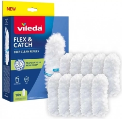 Têtes de rechange pour plumeau VILEDA Flex & Catch, 10 pcs