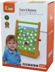 Holzlabyrinth mit Auto