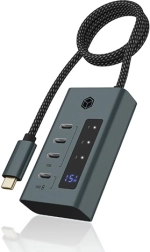 USB-C-Hub IB-HUB1454-C31 mit 4 Ports und 24 W Stromversorgung