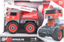 Screw-together RC Fire Truck with Robot Transformation