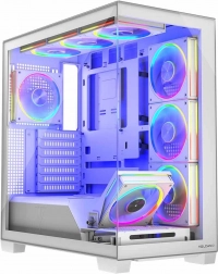 Boîtier d'ordinateur Stellar 8F ARGB Blanc