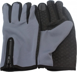 Sporthandschuhe mit Touchscreen-Bedienung Grau