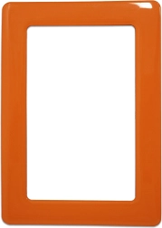 Magnetic Self-Adhesive Frame 12.3x8.1cm - Orange