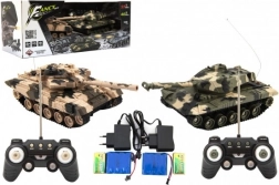 Tank Battle RC Models with Rechargeable Pack