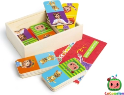 Domino en bois CoComelon