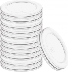Plastic lids for yogurt jars 5.5 cm – set of 12 pcs