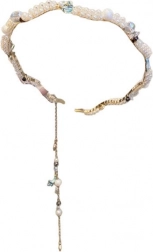 Dekoratives Haarband mit Muschelmotiv und Perlen