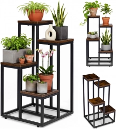 Loft-Pflanzenständer mit 4 Ablagen ModernHome