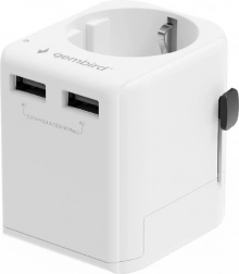 Universele reisadapter EU 12 W met USB
