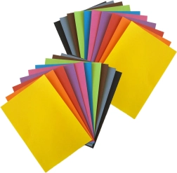 Farbige A4-Papiere – Set mit 20 Blatt