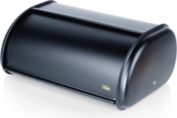 Stahl-Brotkasten schwarz 43 × 27,5 × 18,5 cm Vilde