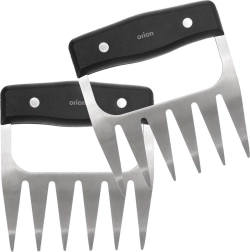 RVS vleeshaken, 2 stuks