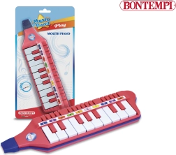 Bontempi Mundharmonika mit Tasten 30,5 x 8 x 3 cm