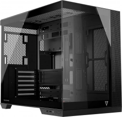 Boîtier PC VOLCANO Panorama miditower, gris