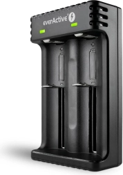 Chargeur de batteries everActive LC-200 pour accumulateurs Li‑ion cylindriques