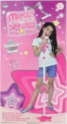 Mikrofon für Mädchen mit Stativ und MP3-Anschluss