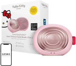 Sonic Facial Brush 5in1 Geske with Hello Kitty App Pink
