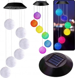 Solare Garten-LED-Lampen bunte Kugeln