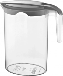 Plastic kan met deksel 1,75 l