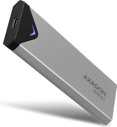 Aluminum Case AXAGON for External Disk USB-C 3.2 Gen 2 - M.2 NVMe SSD Grey
