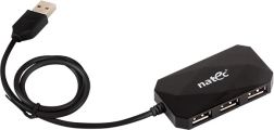 USB Hub 4 Ports LOCUST USB 2.0 Black