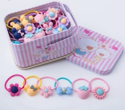 Set of Colorful Hair Ties 40 pcs - Type I
