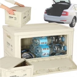 Camping-Aufbewahrungsbox 25L hellgrau