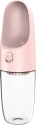 Reisewasserflasche für Hunde DOGNESS D11 400 ml, rosa