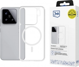 Transparante magnetische Armor MagCase hoes voor Xiaomi 15 Pro met MagSafe-ondersteuning