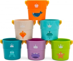 BABY MIX Stacking Cups for Kids, 6 pcs