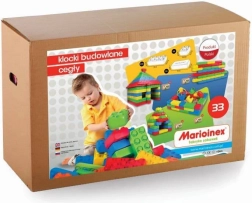 blocs de construction géants MARIOINEX – briques, 33 pièces