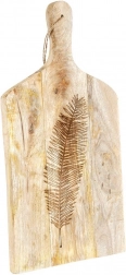 Wooden cutting and serving board 50.5 × 24.5 cm