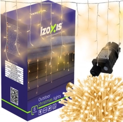 Weihnachts-Lichterkette 300 LED 15 m Warmweiß IZOXIS mit Programmierer