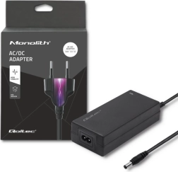 Adaptateur d’alimentation de bureau 60 W 12 V 5 A avec connecteur 5,5 × 2,1 mm + câble d’alimentation